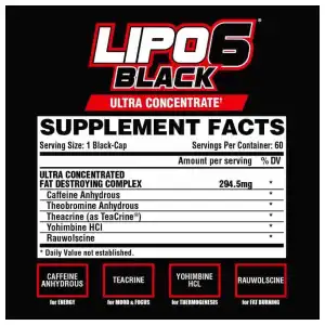 TERMOGÉNICO: LIPO 6 BLACK miniatura 2